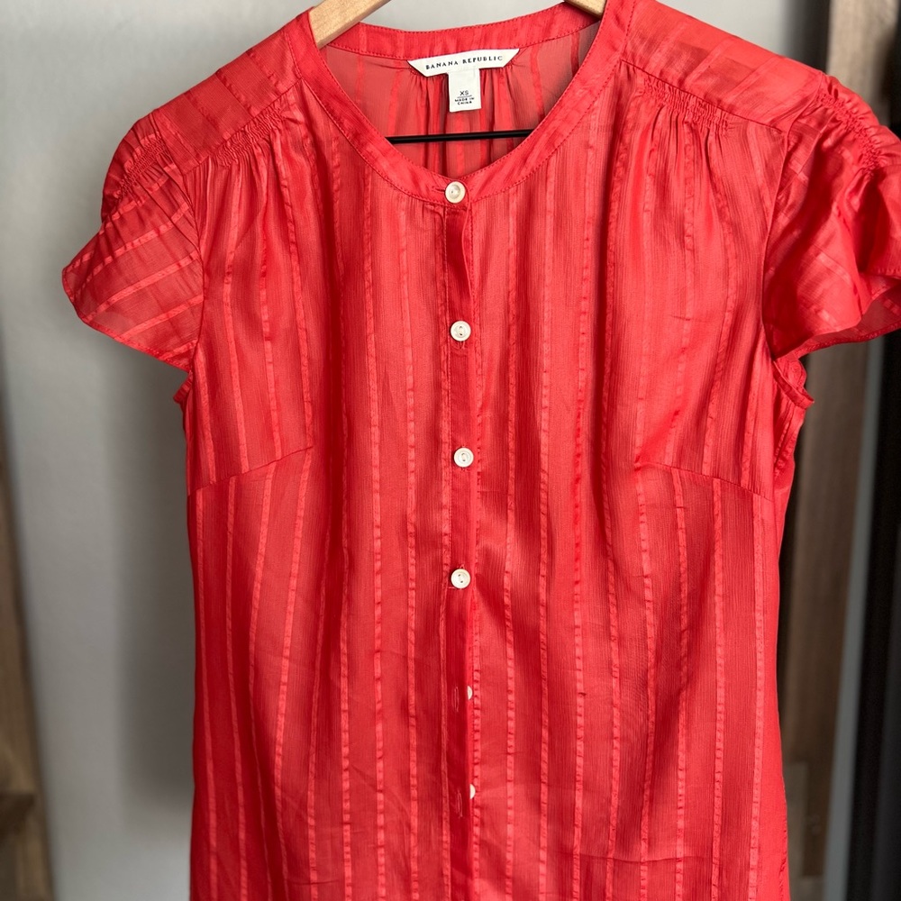 Silk Banana Republic Blouse